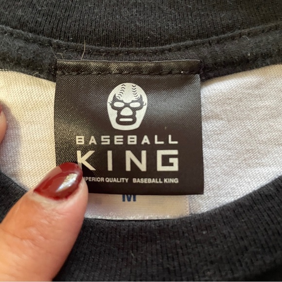 Striped Betty Boop t-shirt sz juniors medium - Picture 2 of 8